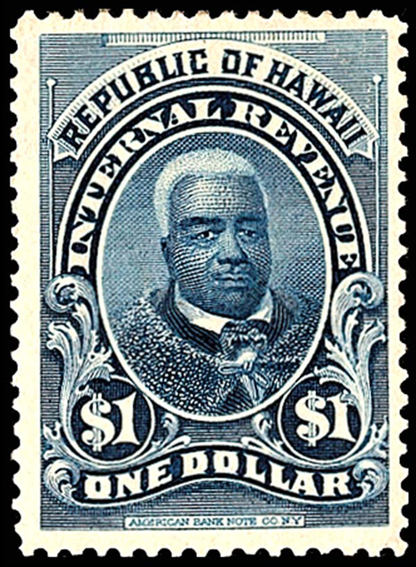 Stamp of the Republic of Hawaii