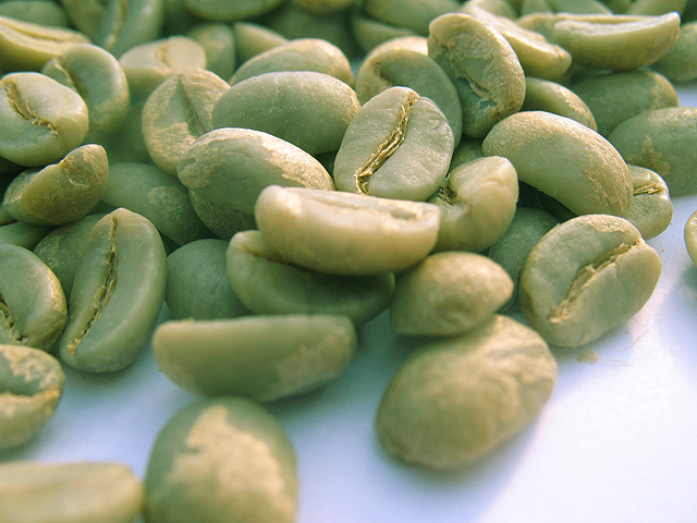 our green unroasted Kona beans
