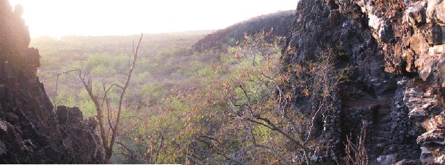 cliff dwelling on the Kona coast