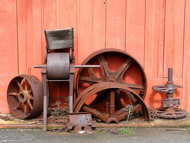 old coffee mill gear