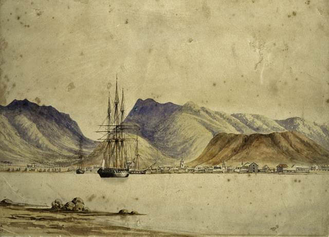 Honolulu Bay, 1849