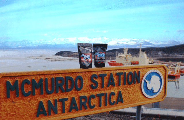 Kona Coffee in Antarctica!